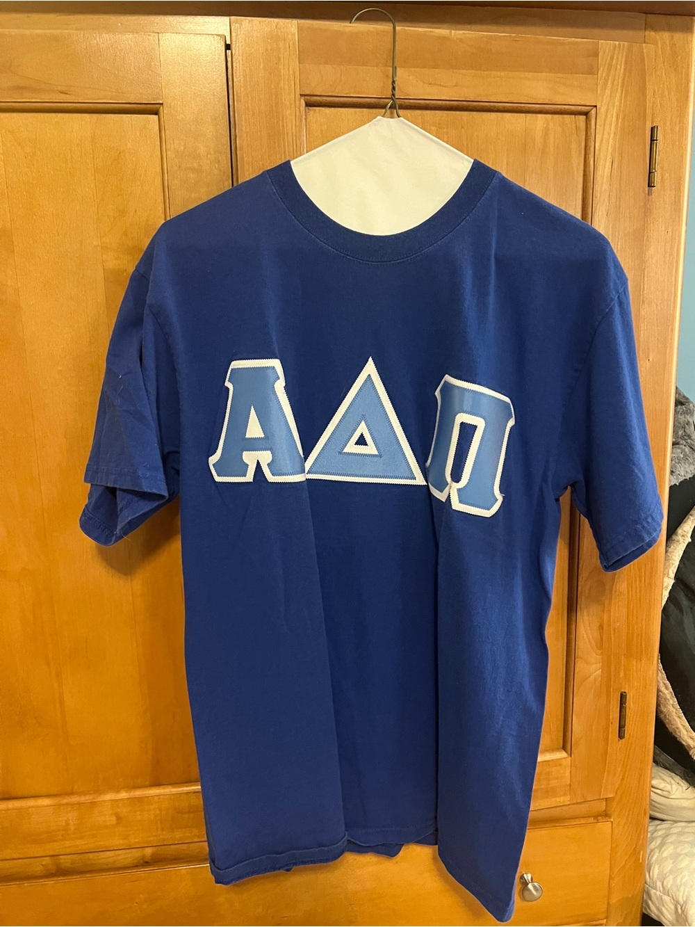 ADPi Royal Blue Letter Tee